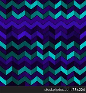 Vector seamless geometric pfttern with zigzags