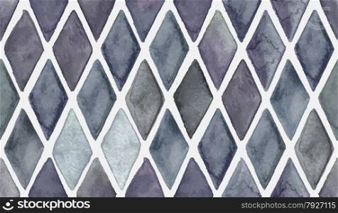 Vector Seamless Hand Drawn Checked Pattern