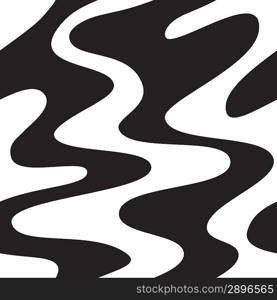 Vector Seamless Monochrome Camouflage Background