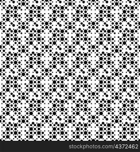 Vector Seamless Monochrome Dots Background