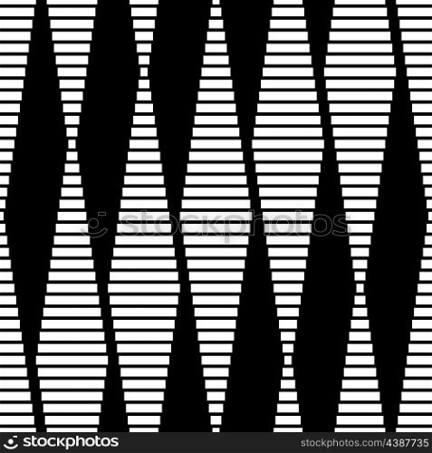 Vector Seamless Monochrome Lines Background