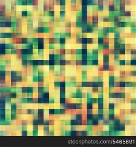 Vector Seamless Mosaic Colorful Background