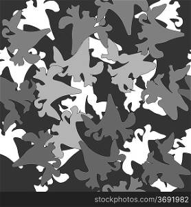 Vector. Seamless ornament in color 217