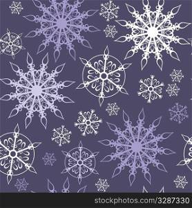 Vector. Seamless ornament snowflake in color 462