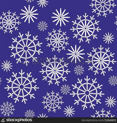 Vector. Seamless ornament snowflake in color 472
