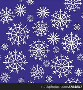 Vector. Seamless ornament snowflake in color 472