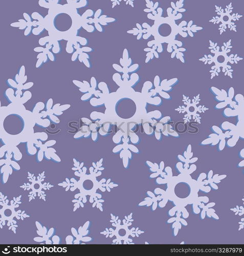 Vector. Seamless ornament snowflake in color 475