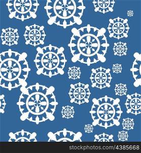 Vector. Seamless ornament snowflake in color 487