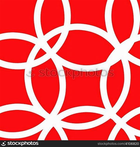 Vector. Seamless ornament with ball in colour