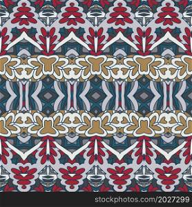 Vector seamless pattern african art batik ikat. Ethnic ptint vintage design.. Tribal vintage abstract geometric ethnic seamless pattern ornamental.