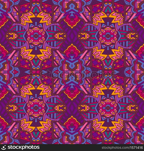 Vector seamless pattern african art batik ikat.Pink Tribal Ethnic Festive Abstract Floral Vector Pattern. Abstract festive colorful grunge vector ethnic tribal pattern