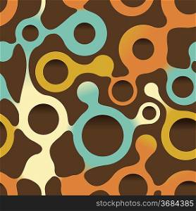 Vector seamless pattern background - abstract design