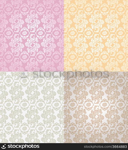 Vector. Seamless pattern, decorative background