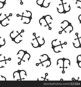 Vector seamless pattern from anchor symbols. Endless background. Repeating backdrop. Vector seamless pattern from anchor symbols. Endless background. Repeating backdrop. Vector illustration