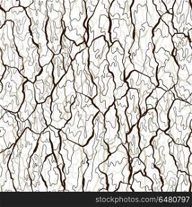 Vector seamless pattern of bark texture. Wood natural structure. Vector seamless pattern of bark texture. Wood natural structure.