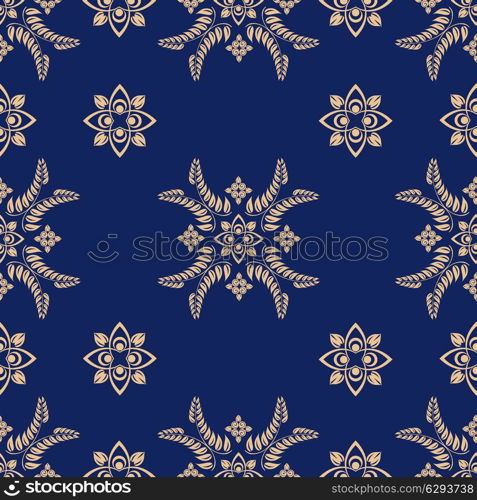 Vector seamless pattern. Retro stylish texture. Repeating geometric tiles