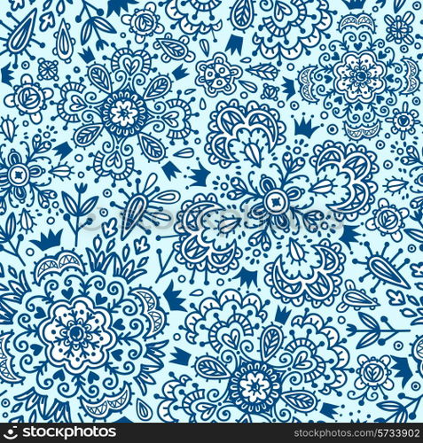 vector  seamless pattern with abstract elements