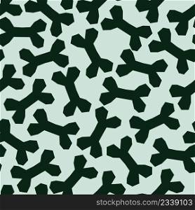 Vector seamless pattern with dog treat bones