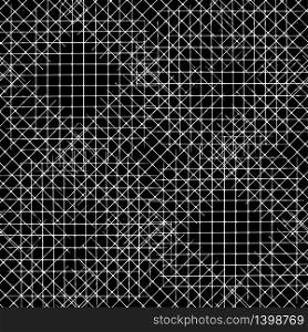 Vector seamless pattern with Irregular abstract linear grid. Graphical hand drawn background. Grunge monochrome texture. Vector seamless pattern with Irregular abstract linear grid. Graphical hand drawn background.