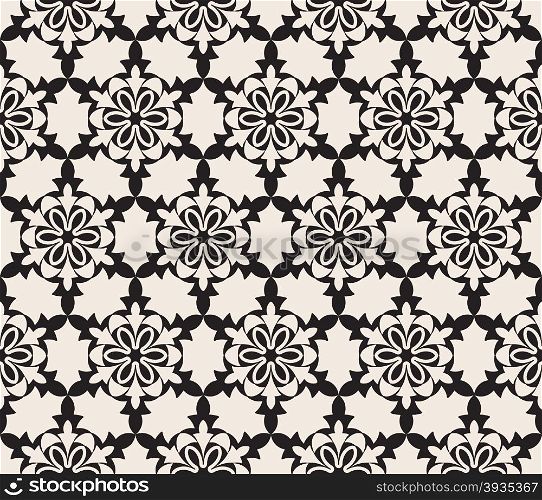 Vector Seamless Pattern with Snowflakes, fully editable eps 10 file with clipping masks and seamless pattern in swatch menu