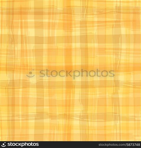 Vector seamless pattern with square hand drawn texture. Yellow checkered tablecloth. Vector seamless pattern with square hand drawn texture. Yellow checkered tablecloth.