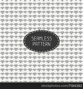 Vector seamless pattern with vintage hipster diamond. For wallpaper, pattern fills, web page background, blog. Stylish texture.