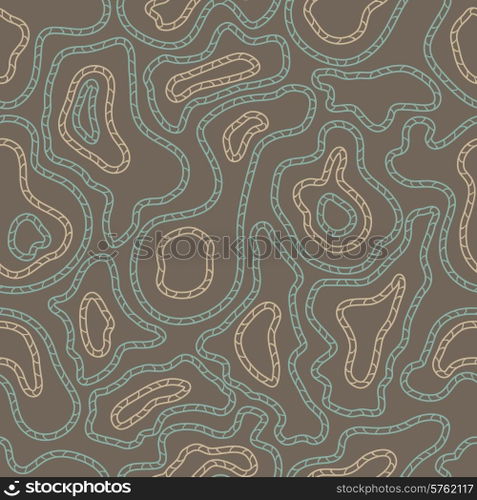 Vector seamless patternor abstract elements.