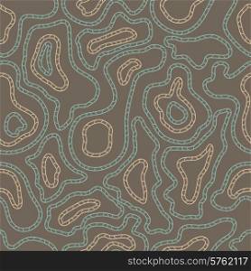 Vector seamless patternor abstract elements.