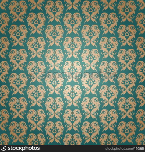 Vector seamless patternor retro elements.