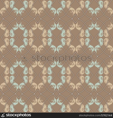 Vector seamless patternor retro elements.