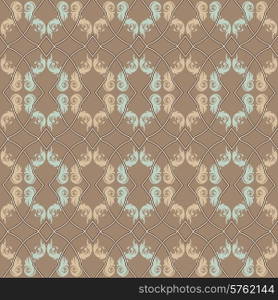 Vector seamless patternor retro elements.