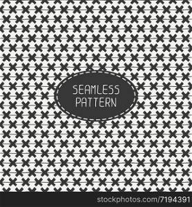 Vector seamless retro vintage geometrical hipster pattern. For wallpaper, web page background, blog. Stylish texture of crosses.