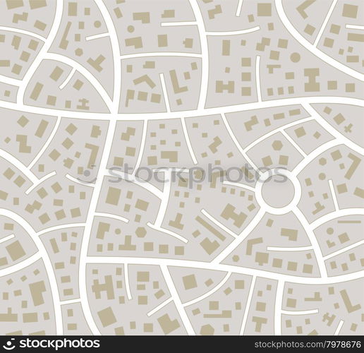 vector seamless road city map