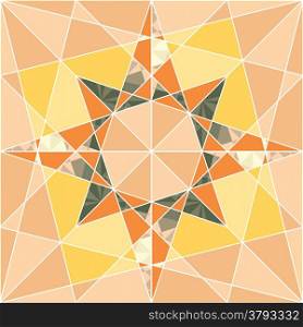 vector seamless set geometric pattern with stars
