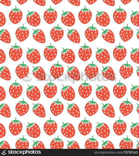 vector seamless strawberry pattern