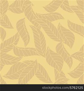 Vector seamless stylish pattern of leaves.. Vector seamless stylish pattern of leaves