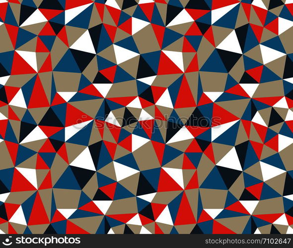 Vector seamless template, modern geometric background, repeating pattern