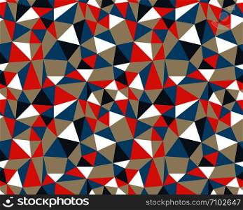 Vector seamless template, modern geometric background, repeating pattern