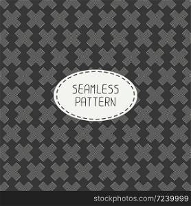 Vector seamless vintage geometric hipster line pattern. For wallpaper, pattern fills, web page background, blog. Stylish texture of crosses.
