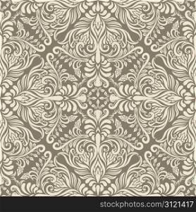 vector seamless vintage pattern, fully editable eps 8 file with clipping mask and pattern in swatch menu