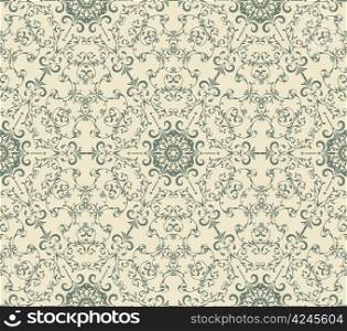 vector seamless vintage seamless pattern with highly detailed hexagon snowflakes, fully editable eps 8 file, pattern in swatch menu