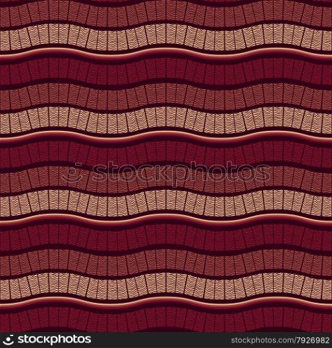 Vector Seamless Wavy Marsala Pattern fully editable eps 10 file with seamless pattern in swatch menu