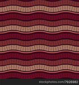 Vector Seamless Wavy Marsala Pattern fully editable eps 10 file with seamless pattern in swatch menu