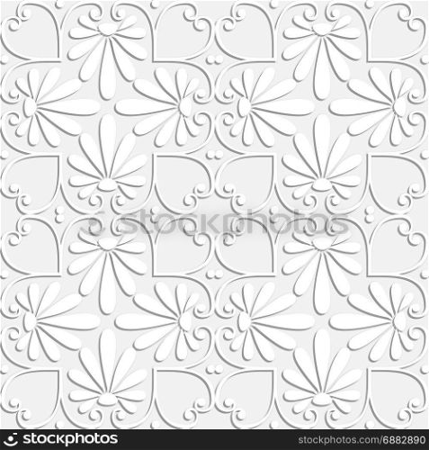 vector seamless white floral ornament. Seamless cute pink and blue Greek floral pattern, endless texture for wallpaper or scrap booking