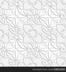 vector seamless white floral ornament. Seamless cute pink and blue Greek floral pattern, endless texture for wallpaper or scrap booking