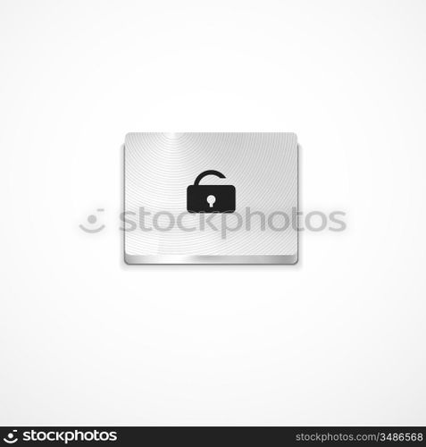 Vector secure button