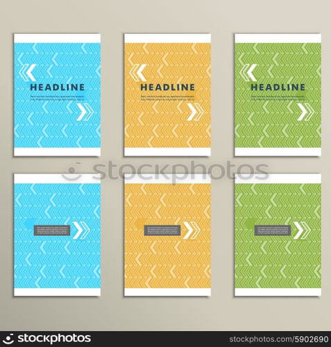 Vector set arrow pointer on a colored background. Vector set arrow pointer on a colored background.