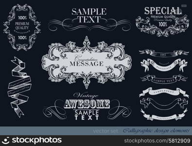 vector set: calligraphic design elements and page decoration,Quality and Satisfaction