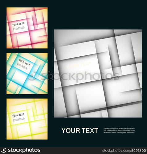 Vector set color line elements.. Vector set color line elements