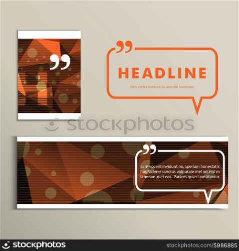 Vector set for design in abstract style.. Vector set for design in abstract style